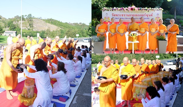 วัดพระธรรมกายเอกเกอร์ซุนด์ ประเทศนอร์เวย์ จัดงานฉลองครบรอบ 6 ปี