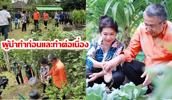 ผู้ว่าฯ – แม่บ้านมหาดไทย“เมืองคนดี” ปลุกพลังภาคีปลูกผักสวนครัว จัดทำถังขยะเปียกลดโลกร้อน