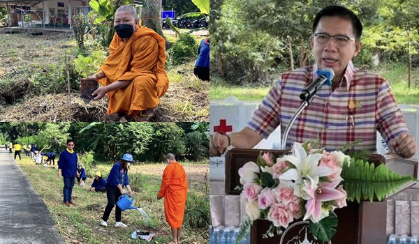 พ่อเมืองพิษณุโลกดึงพลัง”บวร”จัดกิจกรรม “บ้านนี้มีรักปลูกผักกินเอง” ตามแนวเศรษฐกิจพอเพียง