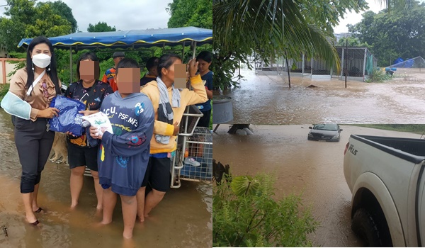 “สุดารัตน์”ห่วงน้ำท่วมระยองหนักสุดรอบ 30 ปี สั่งทีมไทยสร้างไทย เร่งช่วยเหลือด่วน