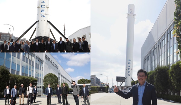 “จุรินทร์” บุกรัง “อีลอน มัสก์” เยี่ยมโรงงานผลิตจรวดและยานอวกาศ SpaceX